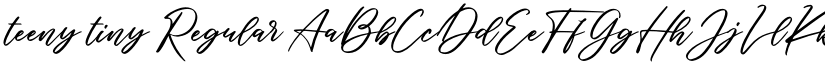 teeny tiny Regular font
