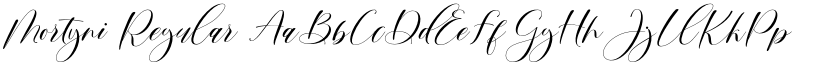 Mortyni Regular font