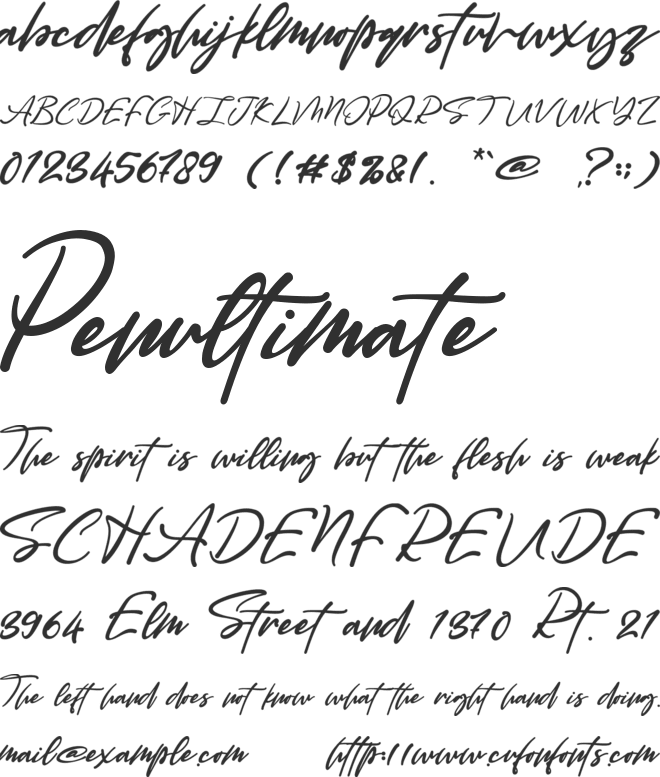 Alexandroupoli font preview
