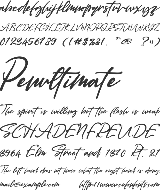 Alexandroupoli font preview