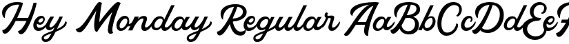 Hey Monday font download