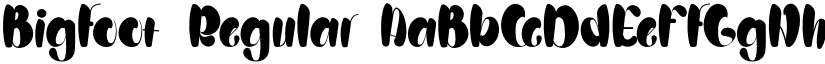 Bigfoot Regular font