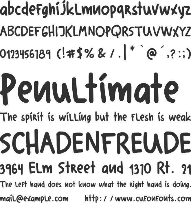 Helomade font preview