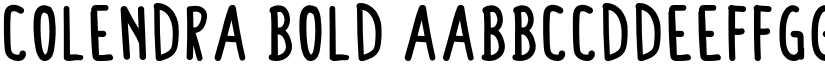 Colendra Bold font