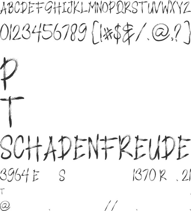 LOCK DOWN font preview