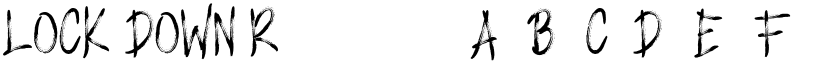 LOCK DOWN font download