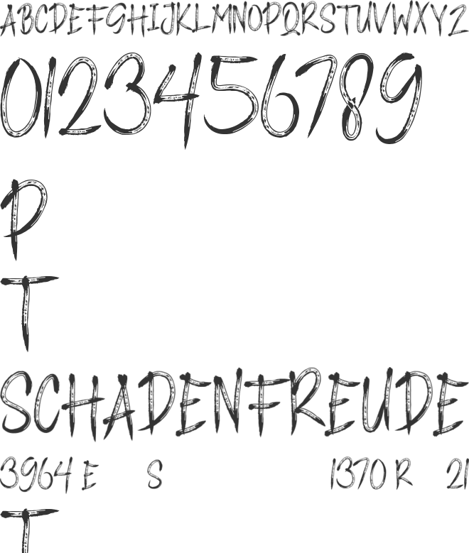 STAY AT HOME font preview