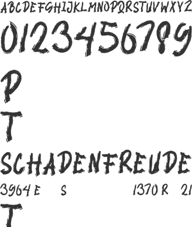 BLACK VIRUS font preview