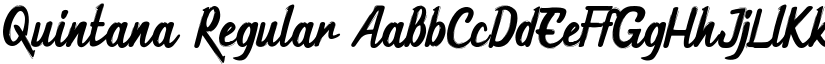 Quintana Regular font