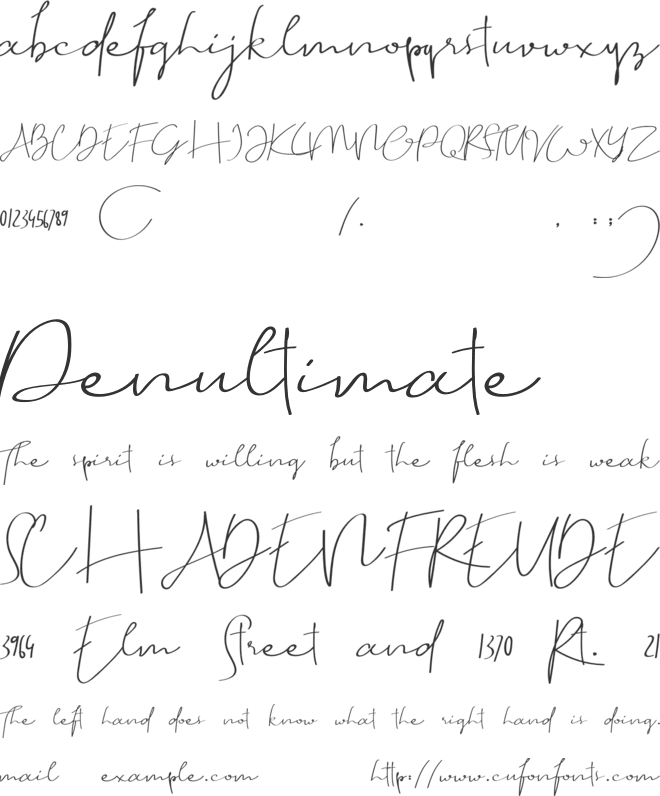 Pharmacist Glinda font preview