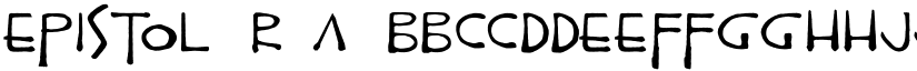 Epistolar font download