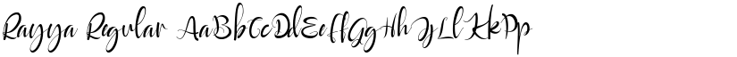 Rayya Regular font