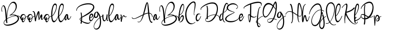 Boomolla Regular font