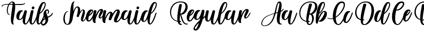 Tails Mermaid Regular font