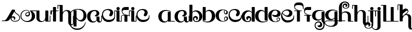 SouthPacific font