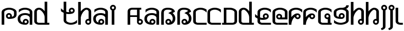 Pad Thai font
