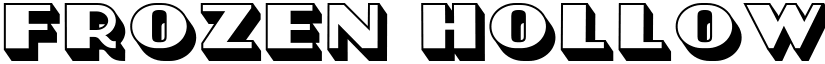 Frozen Hollow Regular font