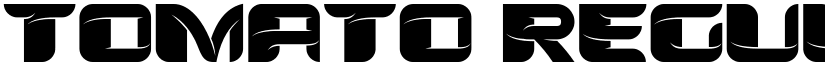 Tomato Regular font