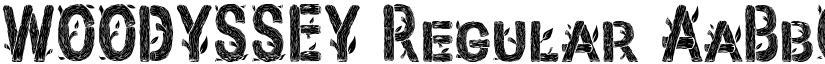 WOODYSSEY Regular font