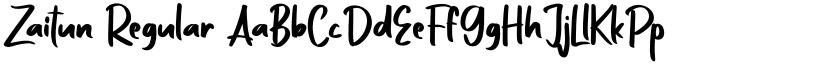 Zaitun font download