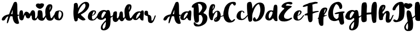 Amilo Regular font