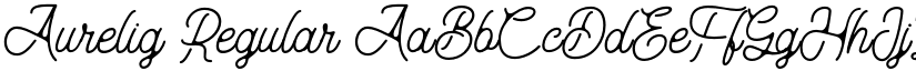 Aurelig Regular font