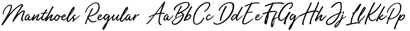 Manthoels font download