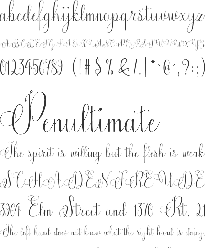 Amidah font preview