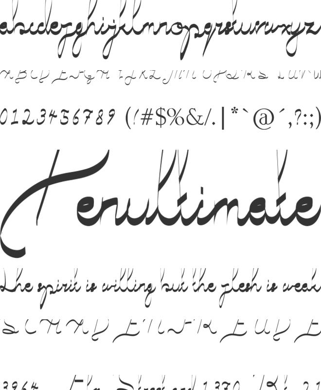 Wahyucakra font preview