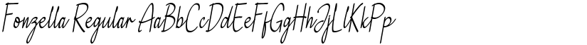 Fonzella Regular font
