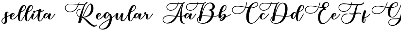 sellita Regular font