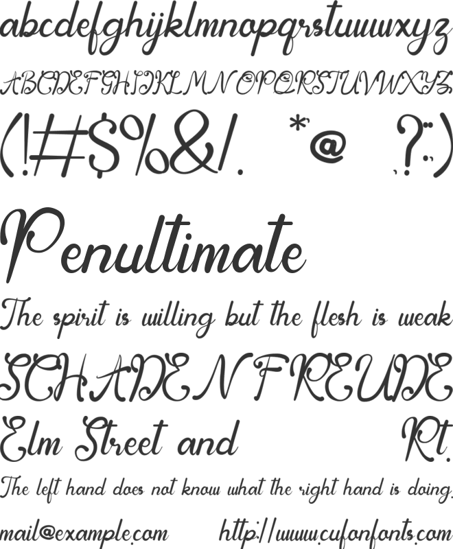 bulgatin font preview