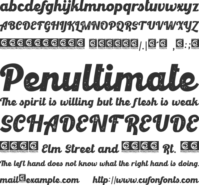 Retroking font preview