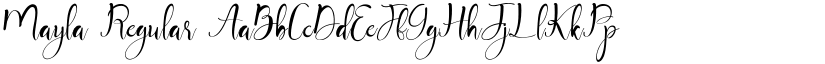 Mayla Regular font