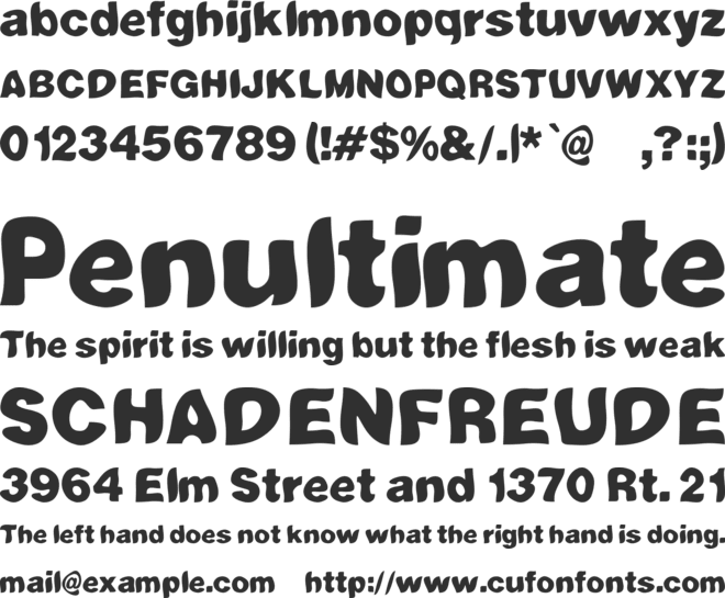 Hyto font preview