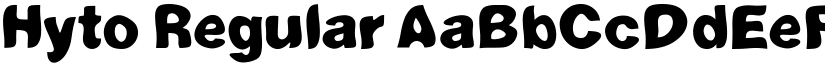 Hyto Regular font