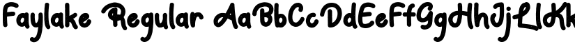 Faylake Regular font