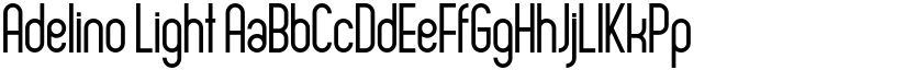 Adelino Light font