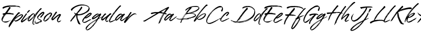 Epidson font download