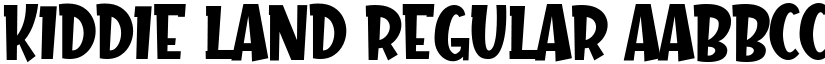 Kiddie Land Regular font