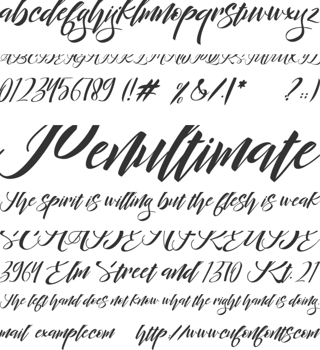 Ravaris font preview