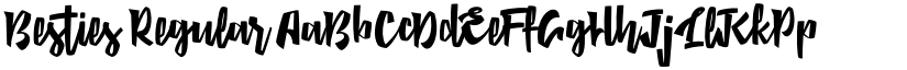 Besties Regular font