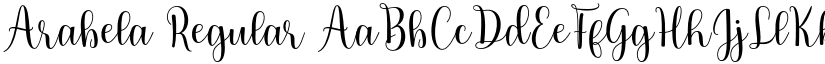 Arabela Regular font