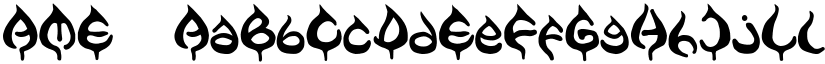 AME- font