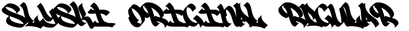 SlySki Original Regular font