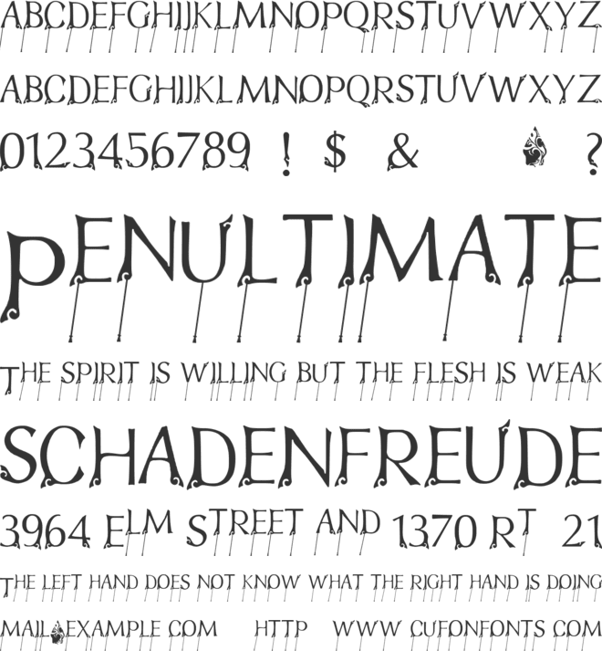 FTF Indonesiana Bramanangkoe font preview