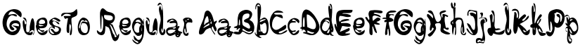 GuesTo Regular font
