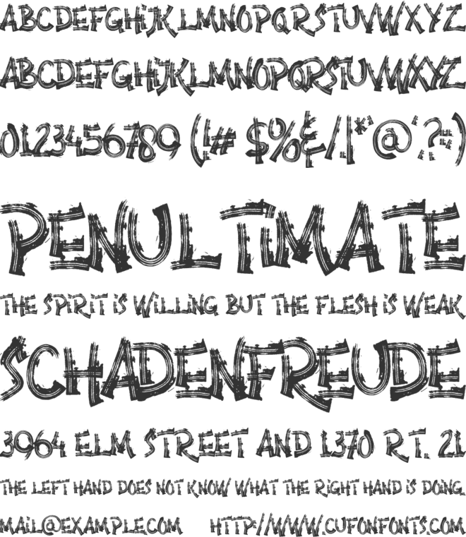 Anarchy Brothers font preview