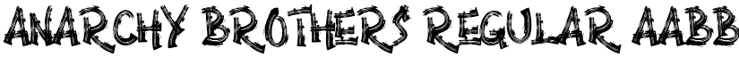 Anarchy Brothers Regular font
