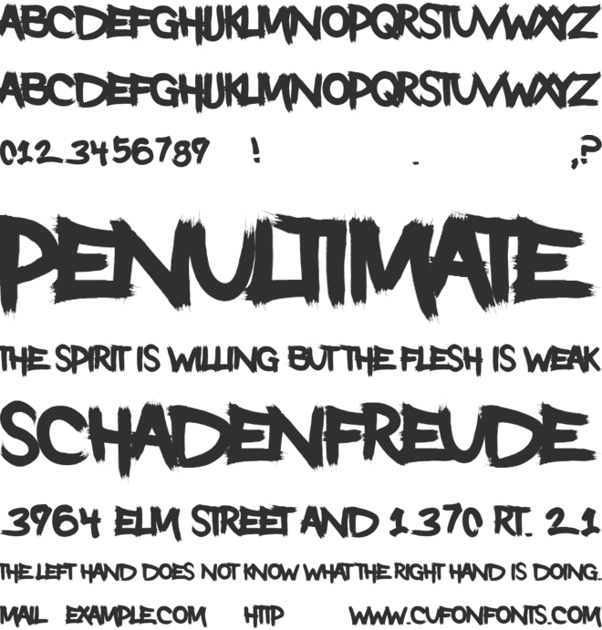 Golf Club Homicide font preview